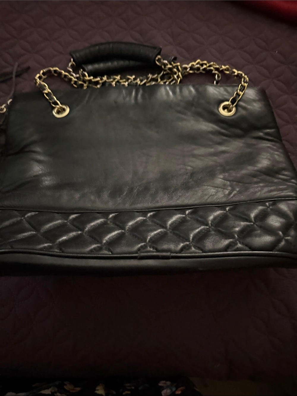 Vintage Quilted Handbag - Picture 5 of 10